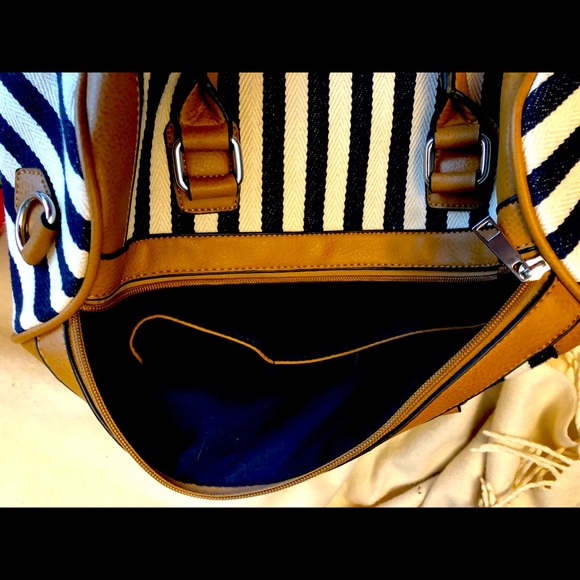 Mia & Luca Canvas Bag with Double Leather Handles - Picture 8 of 11